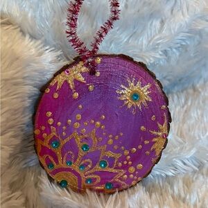 Homemade boho Ornament